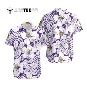 Minnesota Vikings Flower Classic Hawaiian Shirt 1