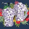 Minnesota Vikings Flower Classic Hawaiian Shirt 3