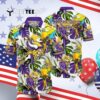 Minnesota Vikings Flower Colorful Hawaiian Shirt 4