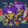 Minnesota Vikings Flower Full Printing Classic Hawaiian Shirt 3