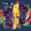 Minnesota Vikings Flower Tropical Hawaiian Shirt 3