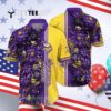 Minnesota Vikings Flower Tropical Hawaiian Shirt 4