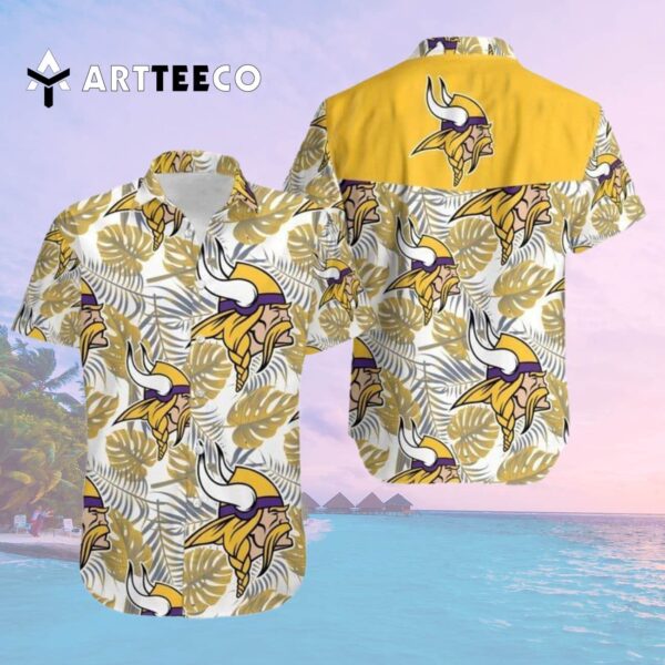 Minnesota Vikings Football Aloha Summer Hawaiian Shirt 2