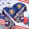 Minnesota Vikings Football Helmet Hawaiian Shirt 4