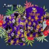 Minnesota Vikings Football Purple Background Hawaiian Shirt 3