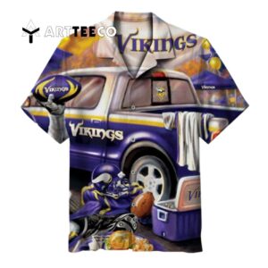 Minnesota Vikings For Cool Fans Hawaiian Shirt 1