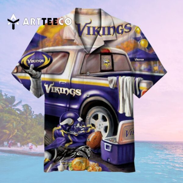 Minnesota Vikings For Cool Fans Hawaiian Shirt 2