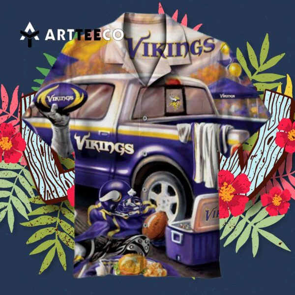 Minnesota Vikings For Cool Fans Hawaiian Shirt 3