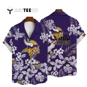 Minnesota Vikings National Football League 2025 Aop V31 Hawaiian Shirt 1