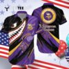 Minnesota Vikings Shark Summer Hawaiian Shirt 4