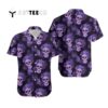 Minnesota Vikings Skull And Flower Funny Hawaiian Shirt 1