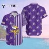 Minnesota Vikings Stripes And Skull Hawaiian Shirt 2