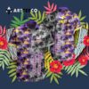 Minnesota Vikings Summer Pattern Hawaiian Shirt 3