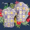 Minnesota Vikings Vintage Flowers Pattern Hawaiian Shirt 3