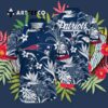 New England Patriots Aloha Navy Color Hawaiian Shirt 3
