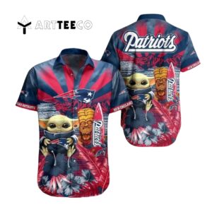 New England Patriots Baby Yoda Hawaiian Shirt 1