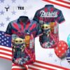 New England Patriots Baby Yoda Hawaiian Shirt 4