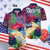 New England Patriots Beach Colorful Hawaiian Shirt 4