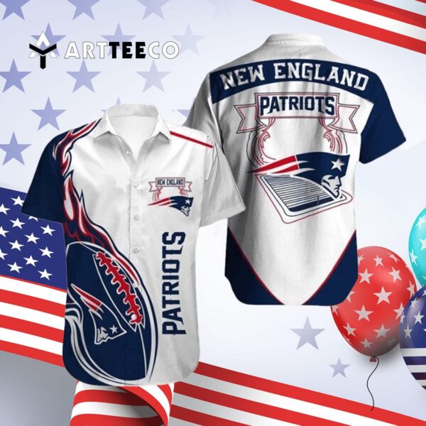 New England Patriots Beach Limited Edition Hawaiian Shirt 4