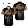 New England Patriots Camouflage Skull Hawaiian Shirt 1