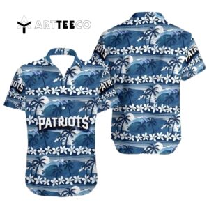 New England Patriots Coconut Trees V2 Hawaiian Shirt 1
