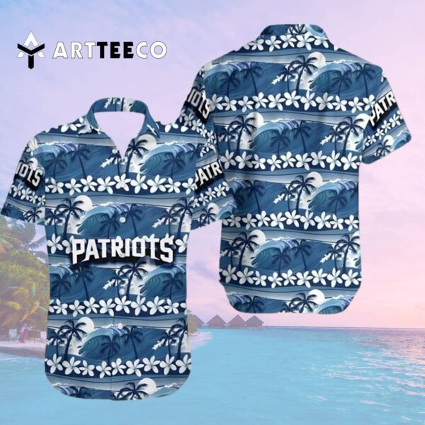 New England Patriots Coconut Trees V2 Hawaiian Shirt 2