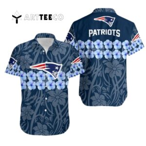 New England Patriots Coconut Trees V3 Hawaiian Shirt 1