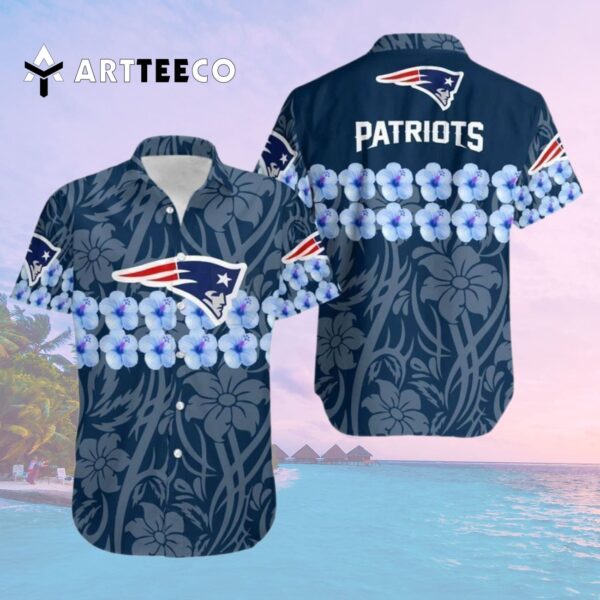 New England Patriots Coconut Trees V3 Hawaiian Shirt 2