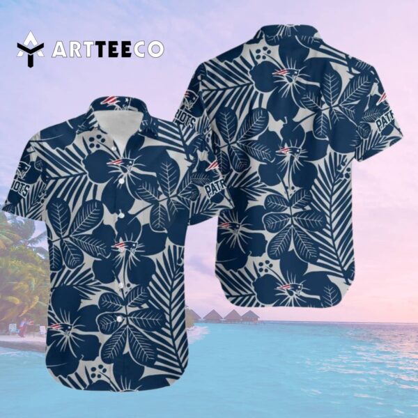 New England Patriots Coconut Trees V4 Hawaiian Shirt 2