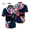 New England Patriots Flower Camo Hawaiian Shirt 1