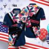 New England Patriots Flower Camo Hawaiian Shirt 4