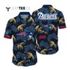 New England Patriots Flower Vintage Hawaiian Shirt 1