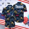 New England Patriots Flower Vintage Hawaiian Shirt 4
