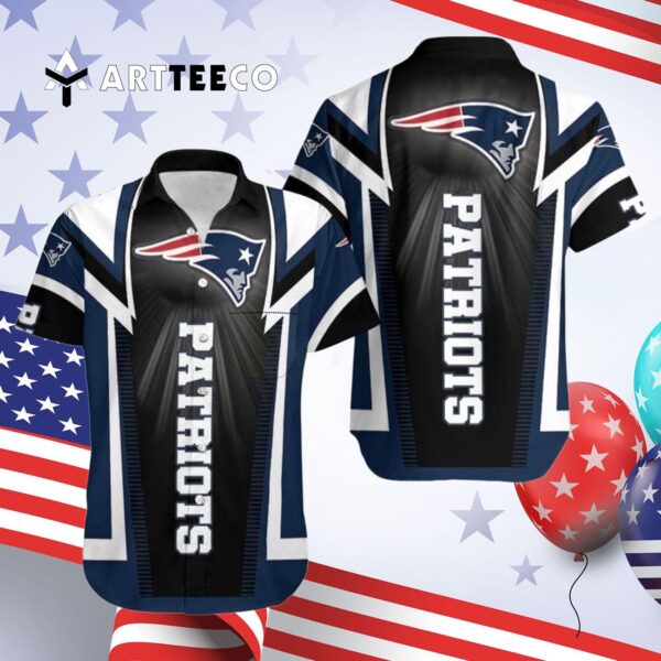 New England Patriots Football Design Hawaiian Shirt 4