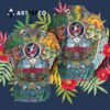 New England Patriots Grateful Dead Hawaiian Shirt 3