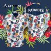New England Patriots Logo Football Art Hawaiian Shirt 3