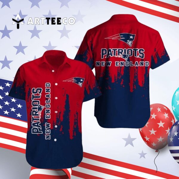 New England Patriots Main Color Hawaiian Shirt 4