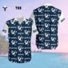 New England Patriots Mickey And Flowers Hawaiian Shirt 2