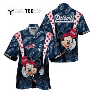 New England Patriots Mickey Mouse Hawaiian Shirt 1