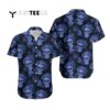 New England Patriots Mystery Skull And Flower Funny Hawaiian Shirt 1