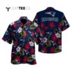 New England Patriots Simple Hibiscus Flower Hawaiian Shirt 1