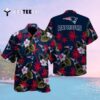 New England Patriots Simple Hibiscus Flower Hawaiian Shirt 2