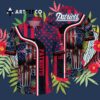 New England Patriots Skull And Us Flag Hawaiian Shirt 3