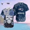 New England Patriots Skull Art Hawaiian Shirt 2