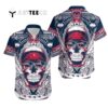 New England Patriots Skull Retro Hawaiian Shirt 1