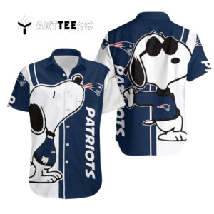 New England Patriots Snoopy Hawaiian Shirt 1