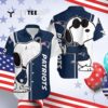 New England Patriots Snoopy Hawaiian Shirt 4