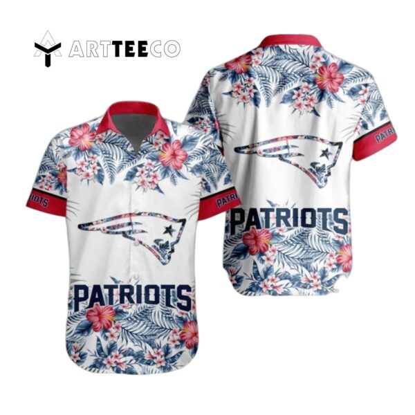New England Patriots Special Floral Tropical Team Hawaiian Shirt 1