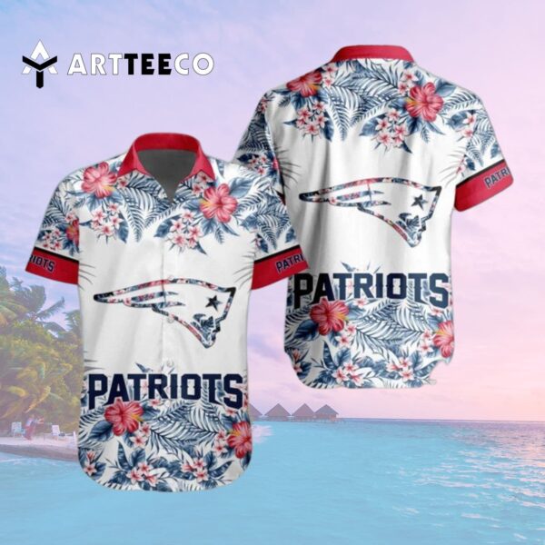 New England Patriots Special Floral Tropical Team Hawaiian Shirt 2