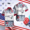 New England Patriots Special Floral Tropical Team Hawaiian Shirt 4